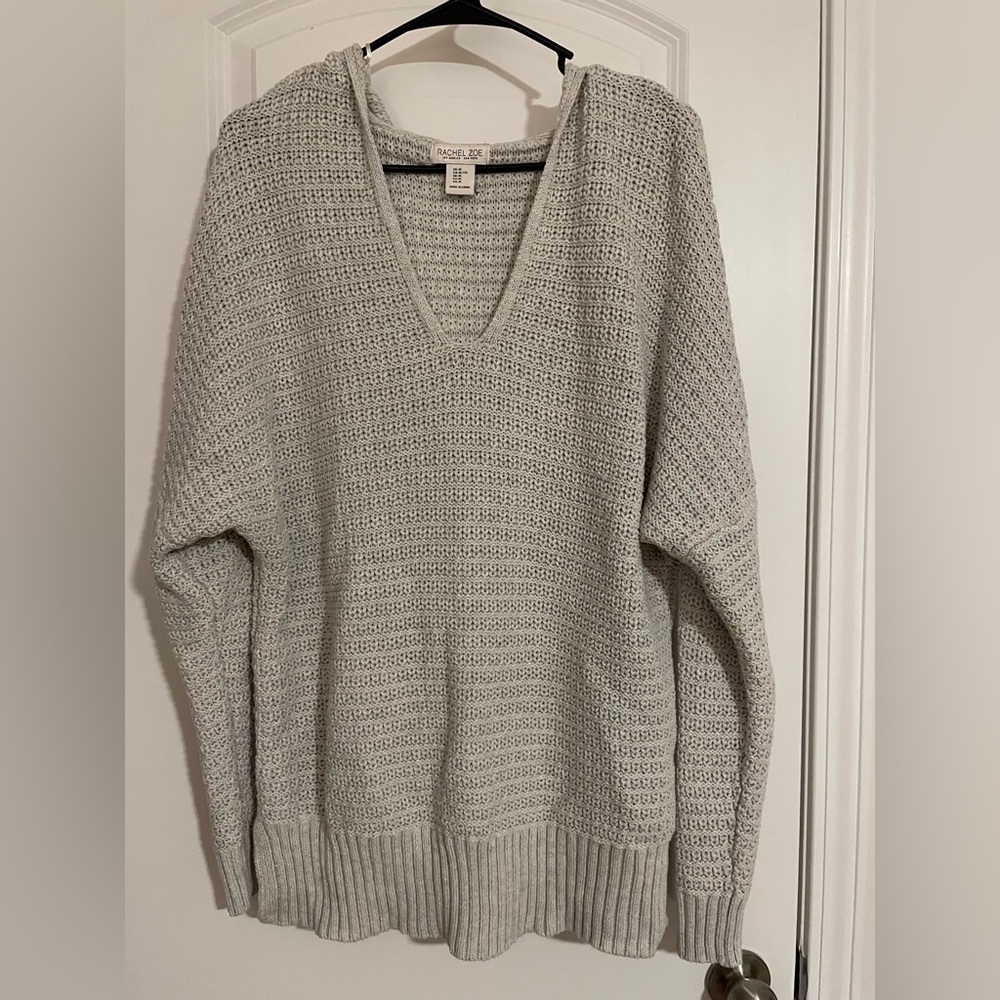 💜 Rachel Zoe hooded sweater